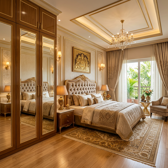 Luxury bedroom interior design